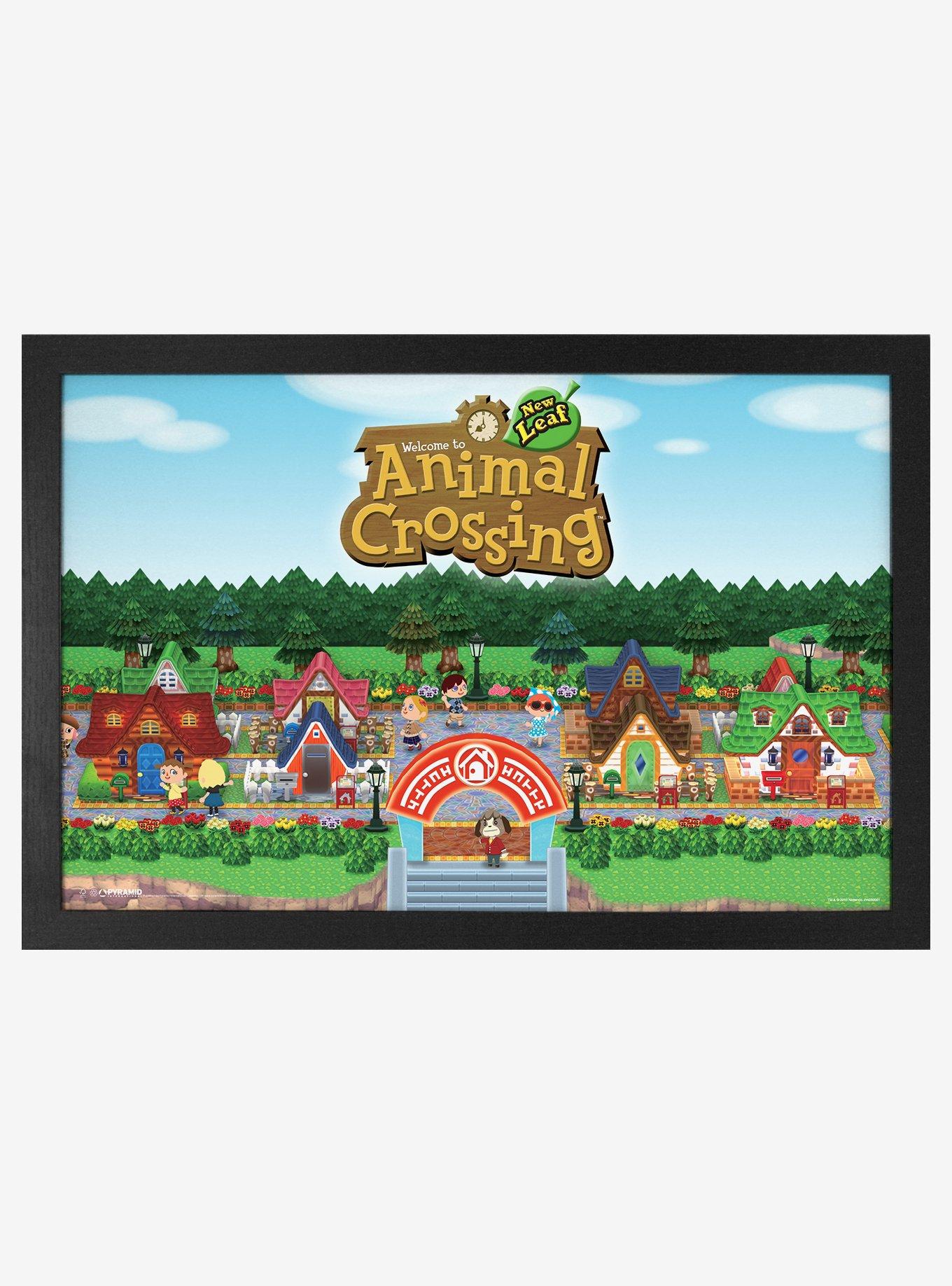 Animal Crossing: New Leaf Town Framed Wall Art, , hi-res