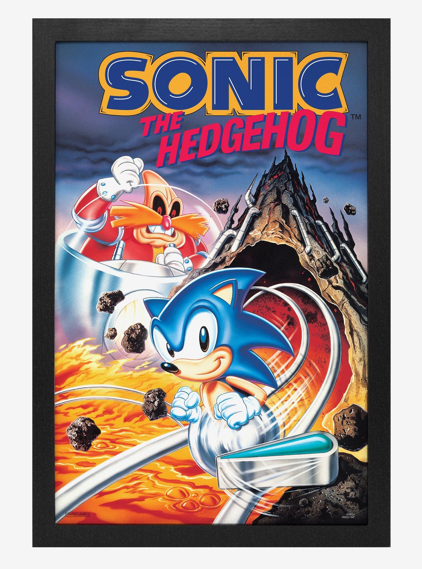 Sonic The Hedgehog Pinball Poster