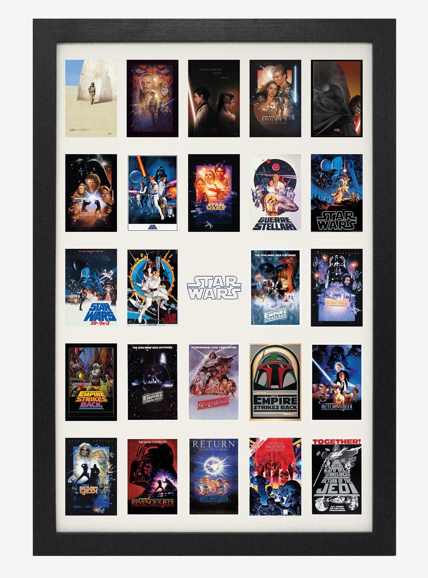 Star Wars One Sheet Collage Framed Poster, , hi-res