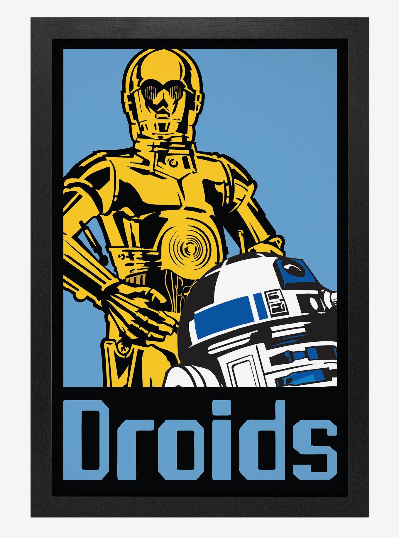 Star Wars Retro Droids Poster, , hi-res