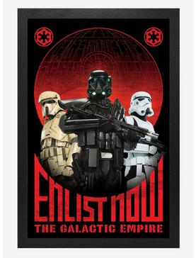 Star Wars Rogue One Galactic Empire Framed Poster, , hi-res