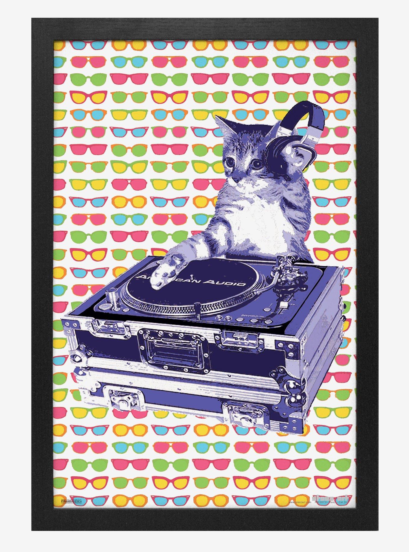 Steez Dj Cat Poster, , hi-res