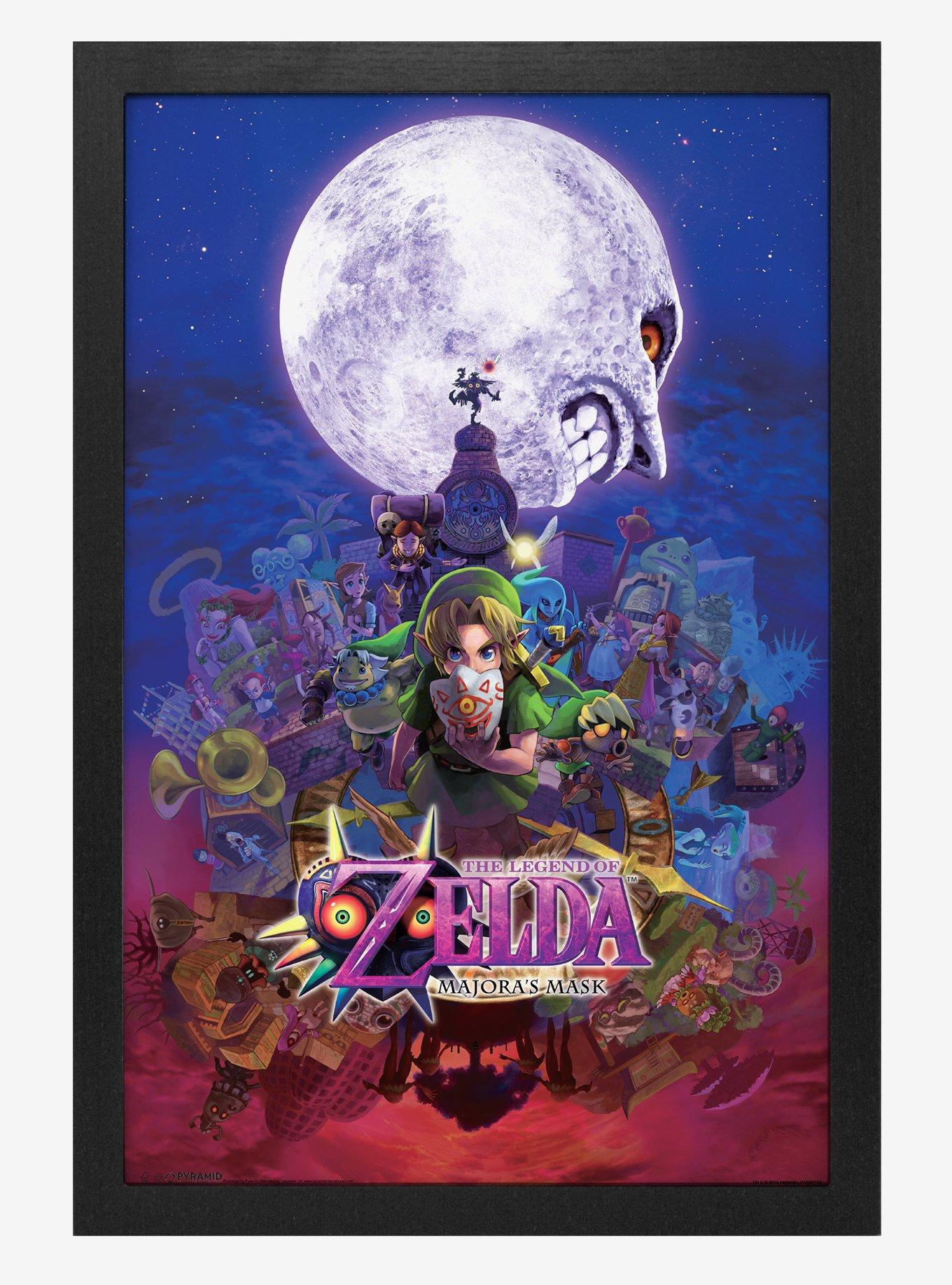 Nintendo The Legend Of Zelda Majora's Mask Framed Poster