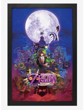 Plus Size Nintendo The Legend Of Zelda Majora's Mask Framed Poster, , hi-res