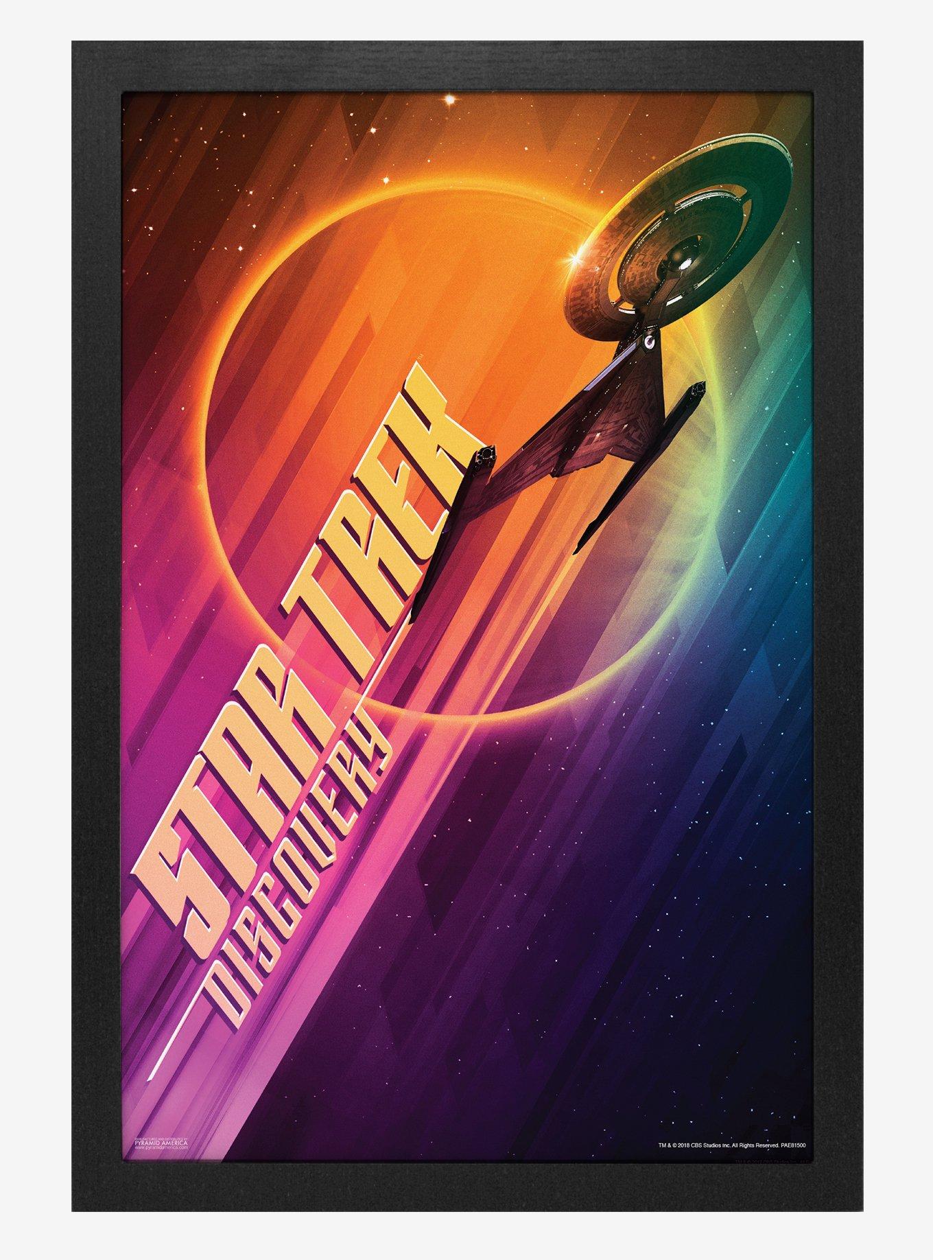 Star Trek Discovery Colorful Warp Poster, , hi-res