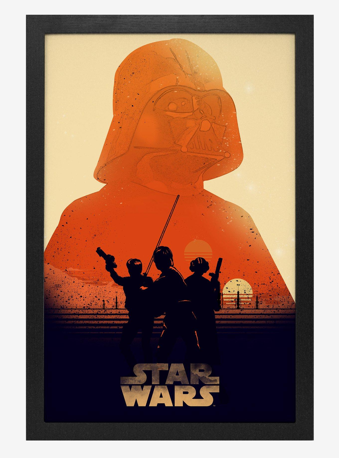 Star Wars Tatoonie Sunset Poster, , hi-res