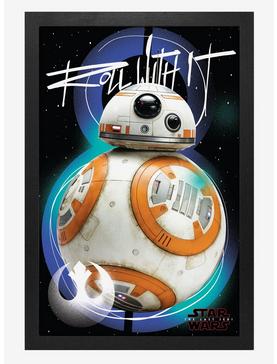 Star Wars The Last Jedi Bb8 Roll With It Poster, , hi-res