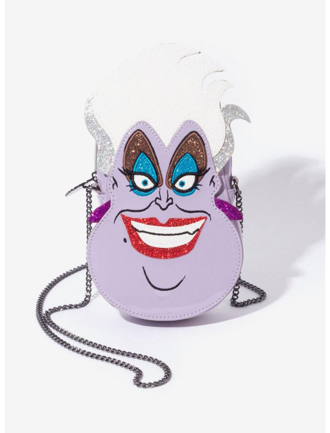 Danielle Nicole Disney Little Mermaid Ursula Crossbody Bag Purple, , hi-res