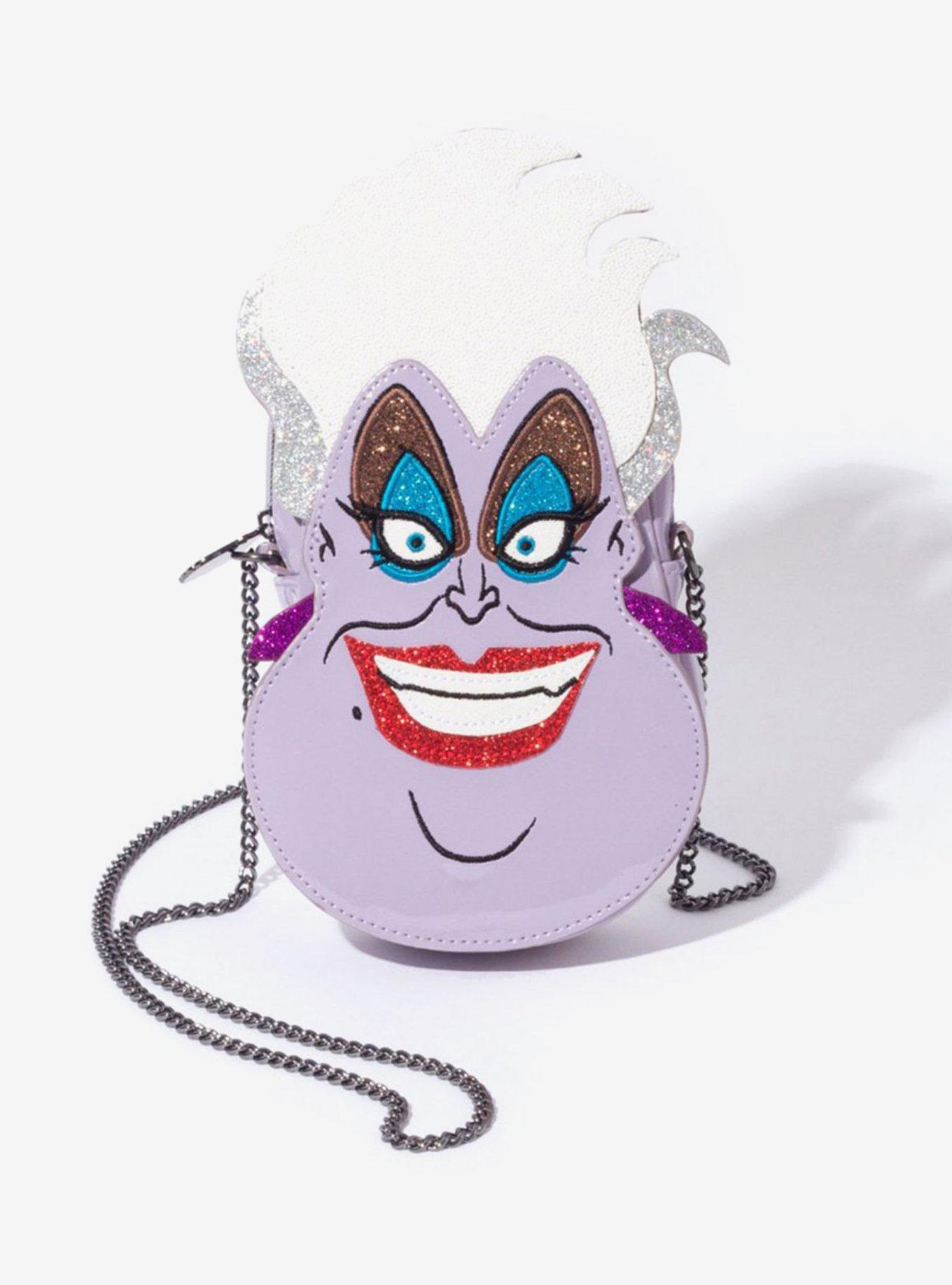 Danielle Nicole Disney Little Mermaid Ursula Crossbody Bag Purple, , hi-res