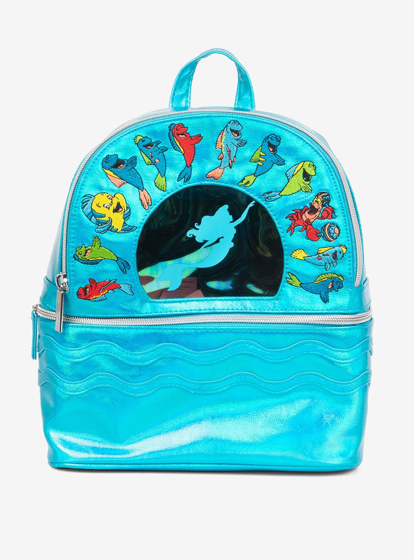 Danielle Nicole Disney The Little Mermaid Under The Sea Backpack Blue, , hi-res