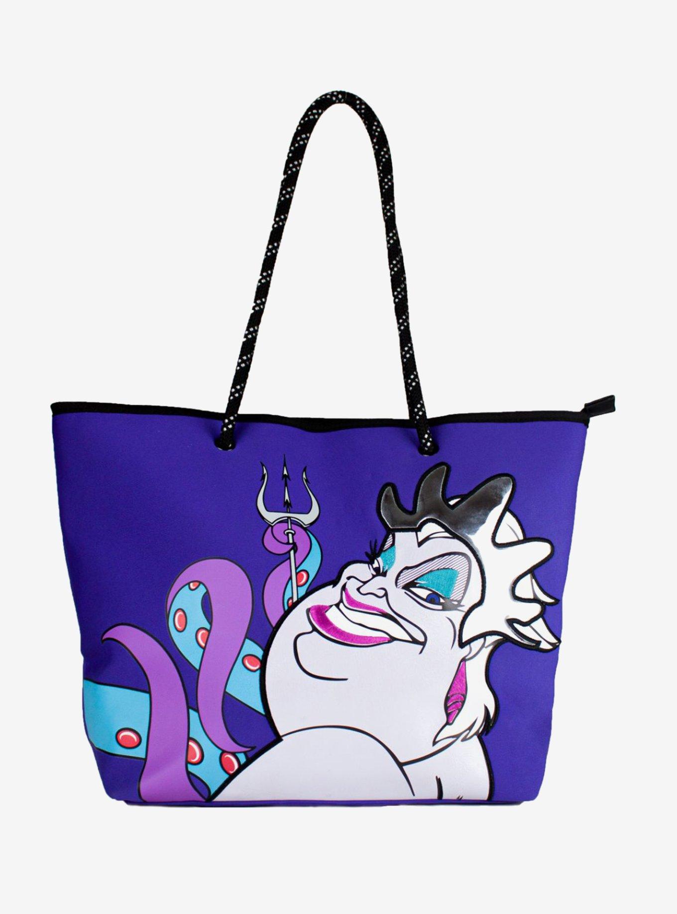 Danielle Nicole Disney The Little Mermaid Ursula Tote Bag Purple, , hi-res