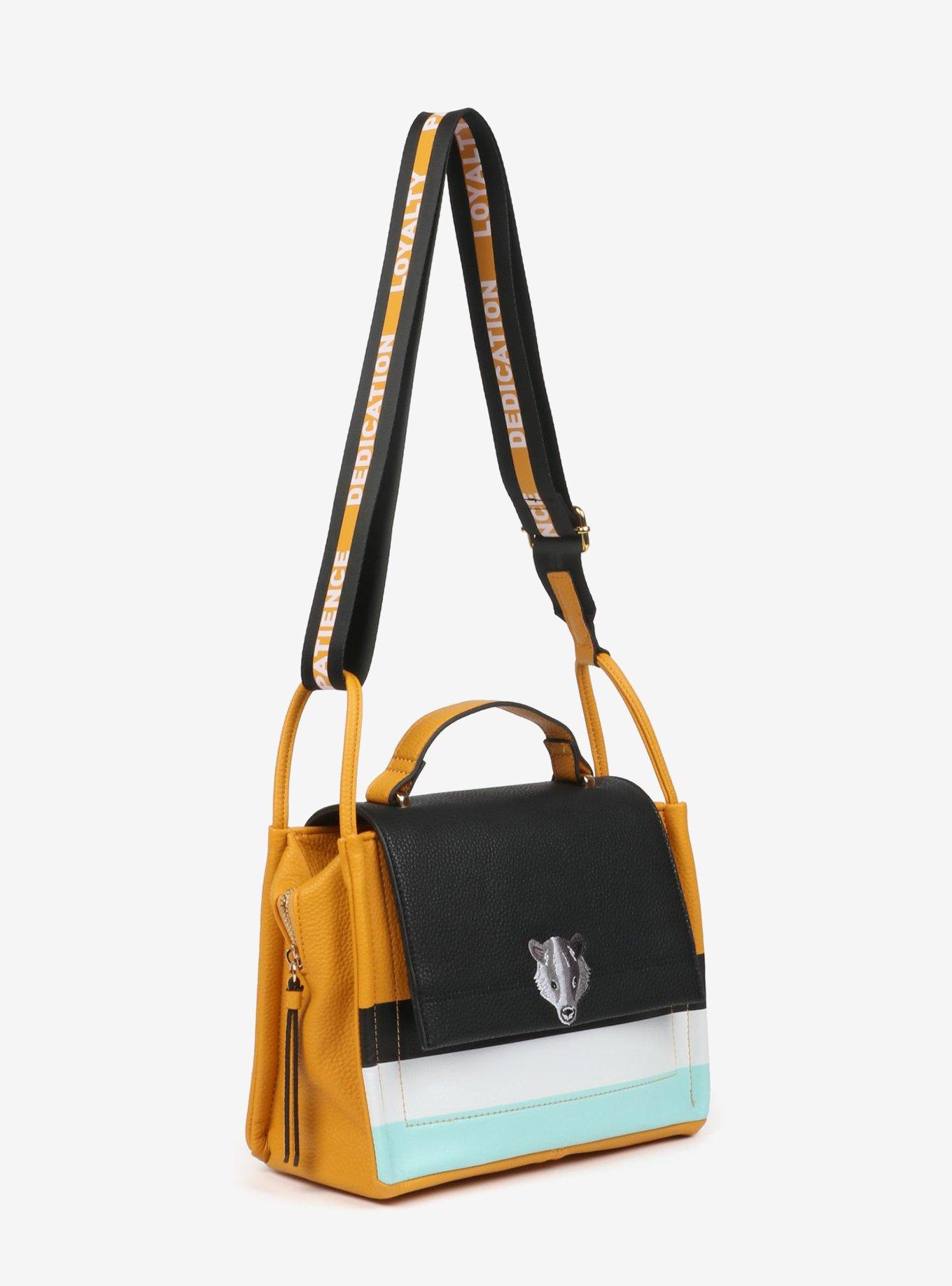 Danielle Nicole Harry Potter Hufflepuff Shoulder Bag Yellow, , hi-res