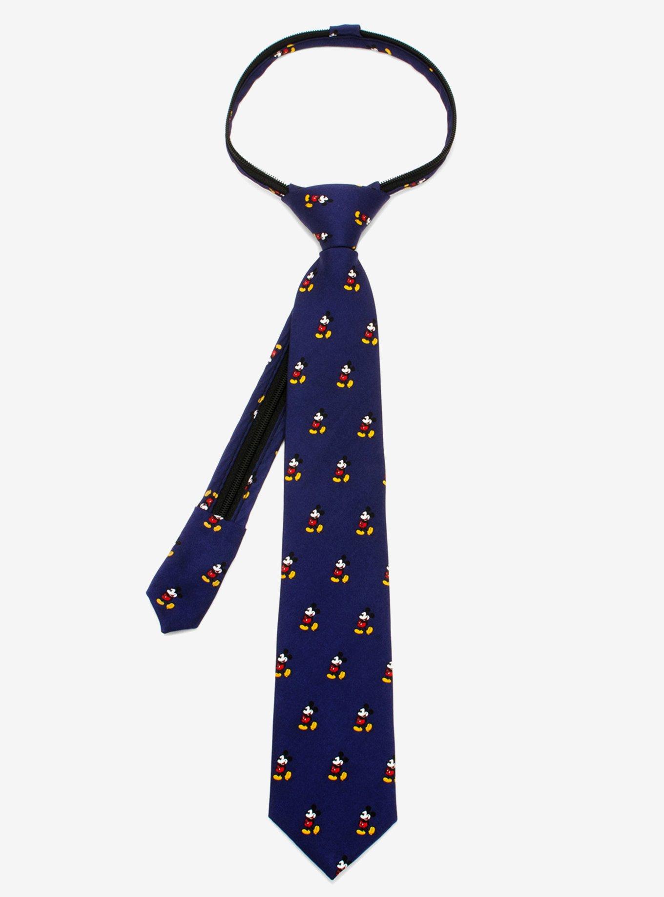 Disney Mickey Mouse Clasic Mickey Youth Zipper Tie, , hi-res