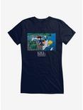Studio Ghibli Kiki's Delivery Service Broomstick Girls T-Shirt, NAVY, hi-res