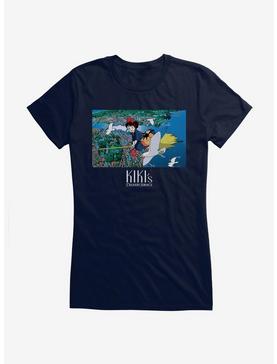 Studio Ghibli Kiki's Delivery Service Broomstick Girls T-Shirt, NAVY, hi-res