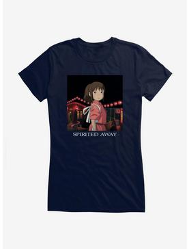 Studio Ghibli Spirited Away Chihiro Girls T-Shirt, NAVY, hi-res