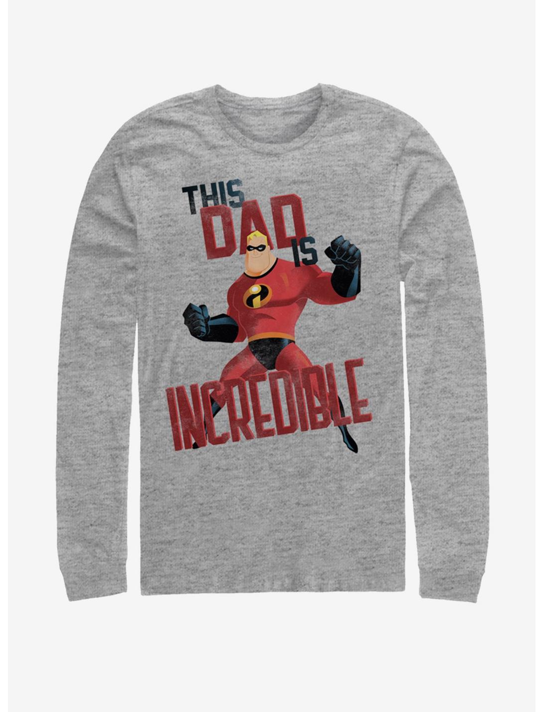 Disney Pixar The Incredibles Dad You Are Long Sleeve T-Shirt, ATH HTR, hi-res