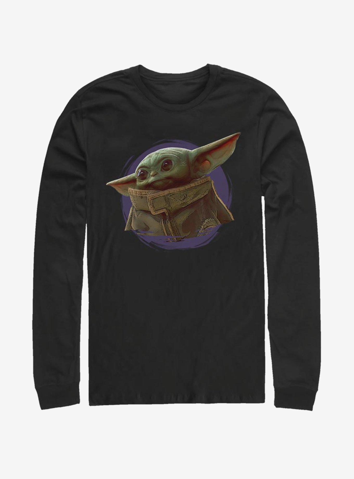 Star Wars The Mandalorian The Child Purple Ball Long-Sleeve T-Shirt, BLACK, hi-res