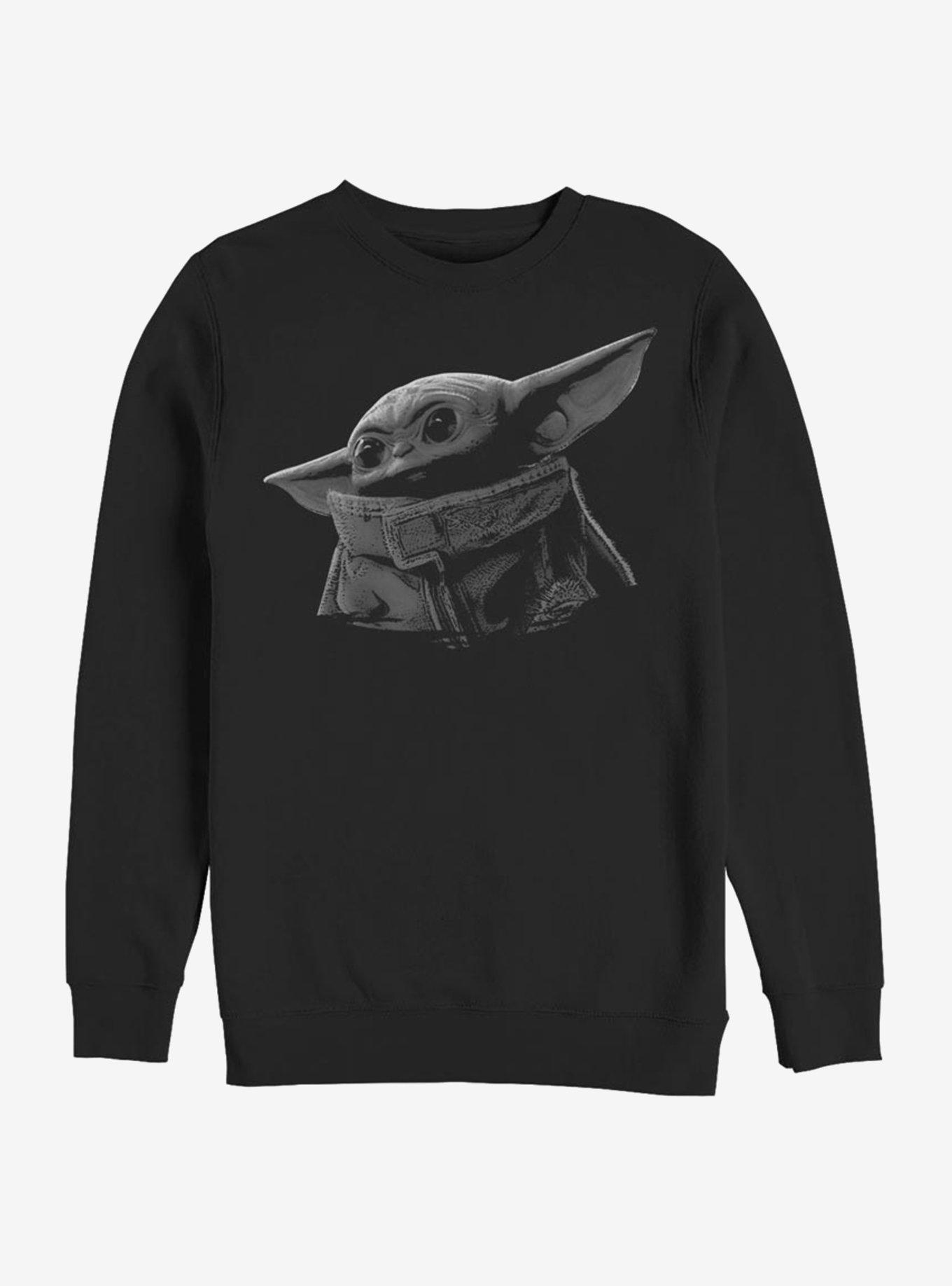 Star Wars The Mandalorian The Child Grayscale Sweatshirt, , hi-res