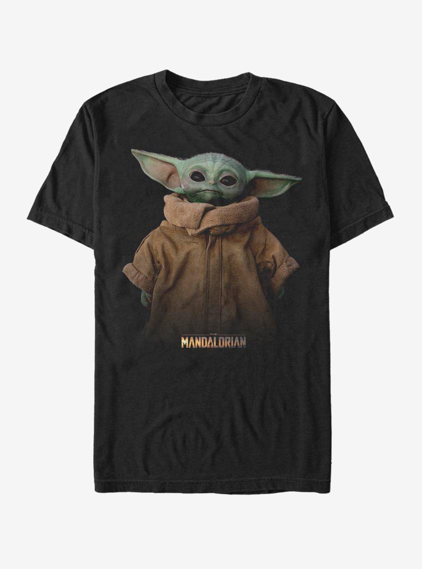 Star Wars The Mandalorian The Child Full Size T-Shirt, BLACK, hi-res