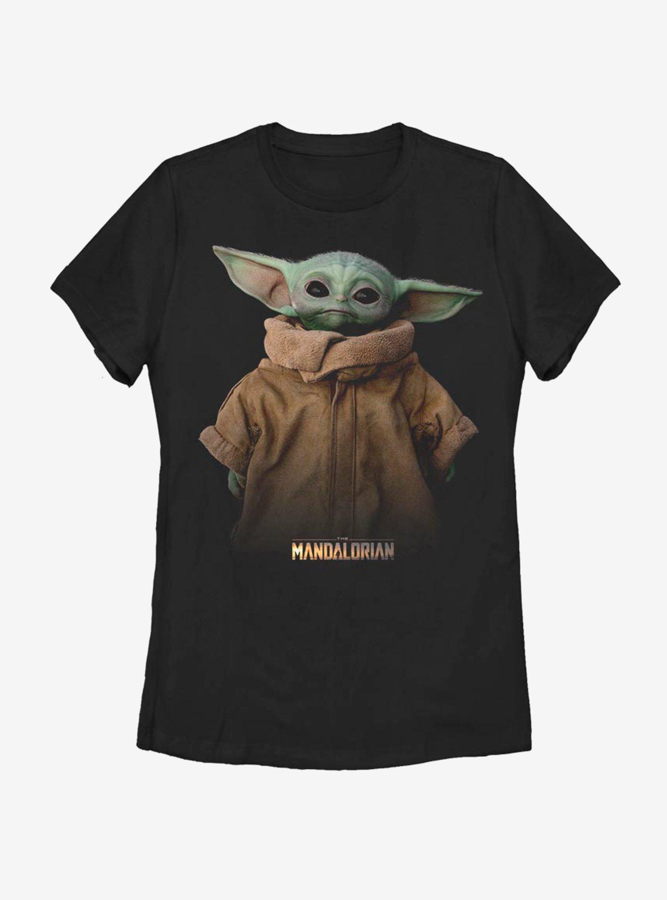 Star Wars The Mandalorian The Child Full Size Womens T-Shirt, BLACK, hi-res