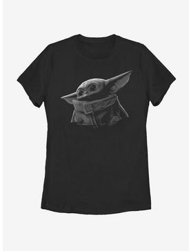 Star Wars The Mandalorian The Child Grayscale Womens T-Shirt, , hi-res