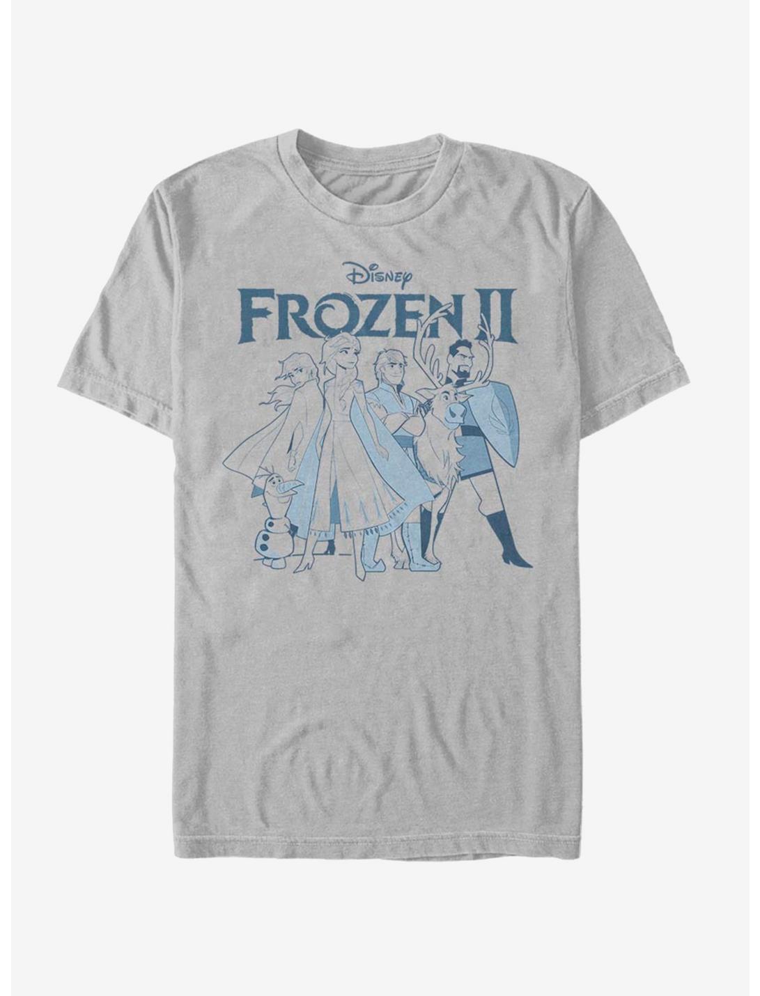 Disney Frozen 2 Adventurers T-Shirt, SILVER, hi-res