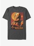 Star Wars The Mandalorian Sunset T-Shirt, CHARCOAL, hi-res
