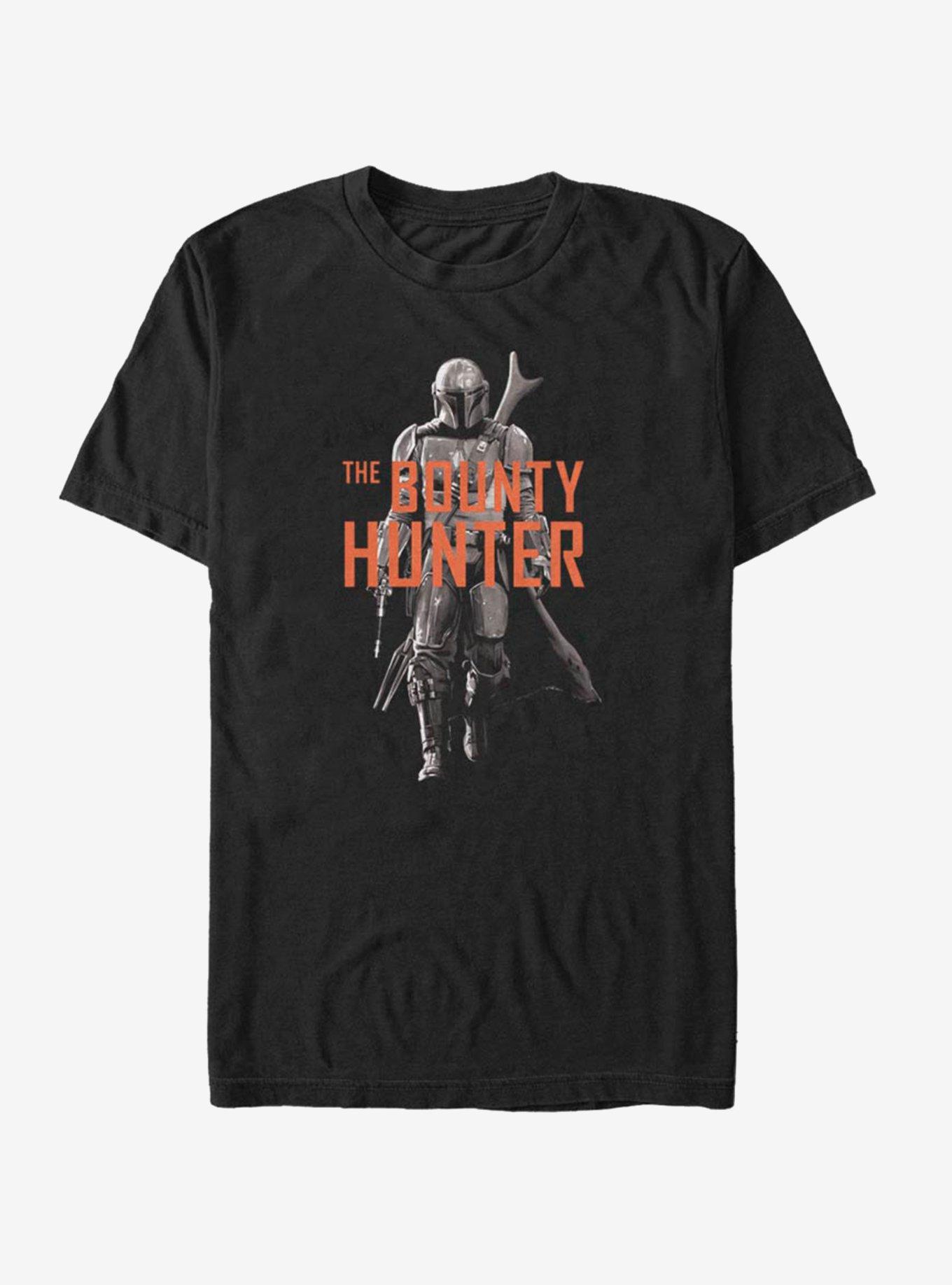 Star Wars The Mandalorian The Bounty Hunt T-Shirt, BLACK, hi-res