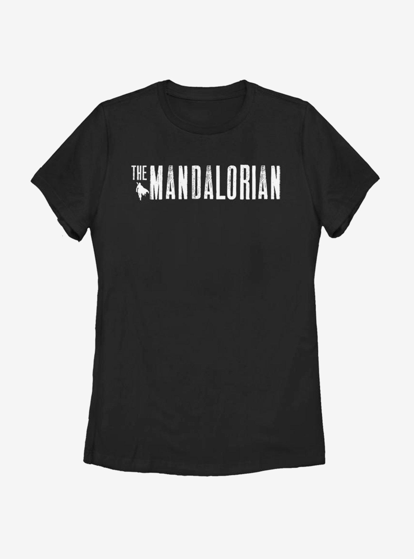Star Wars The Mandalorian Simplistic Logo Womens T-Shirt