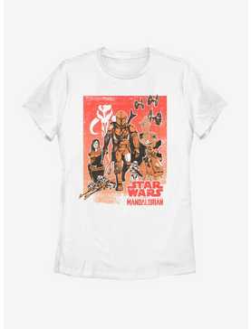 Star Wars The Mandalorian Western Vignette Womens T-Shirt, , hi-res
