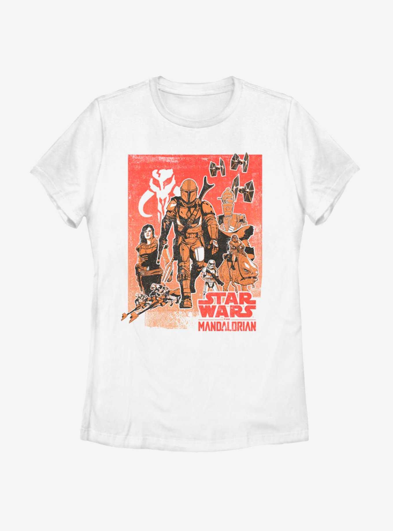 Star Wars The Mandalorian Western Vignette Womens T-Shirt, , hi-res