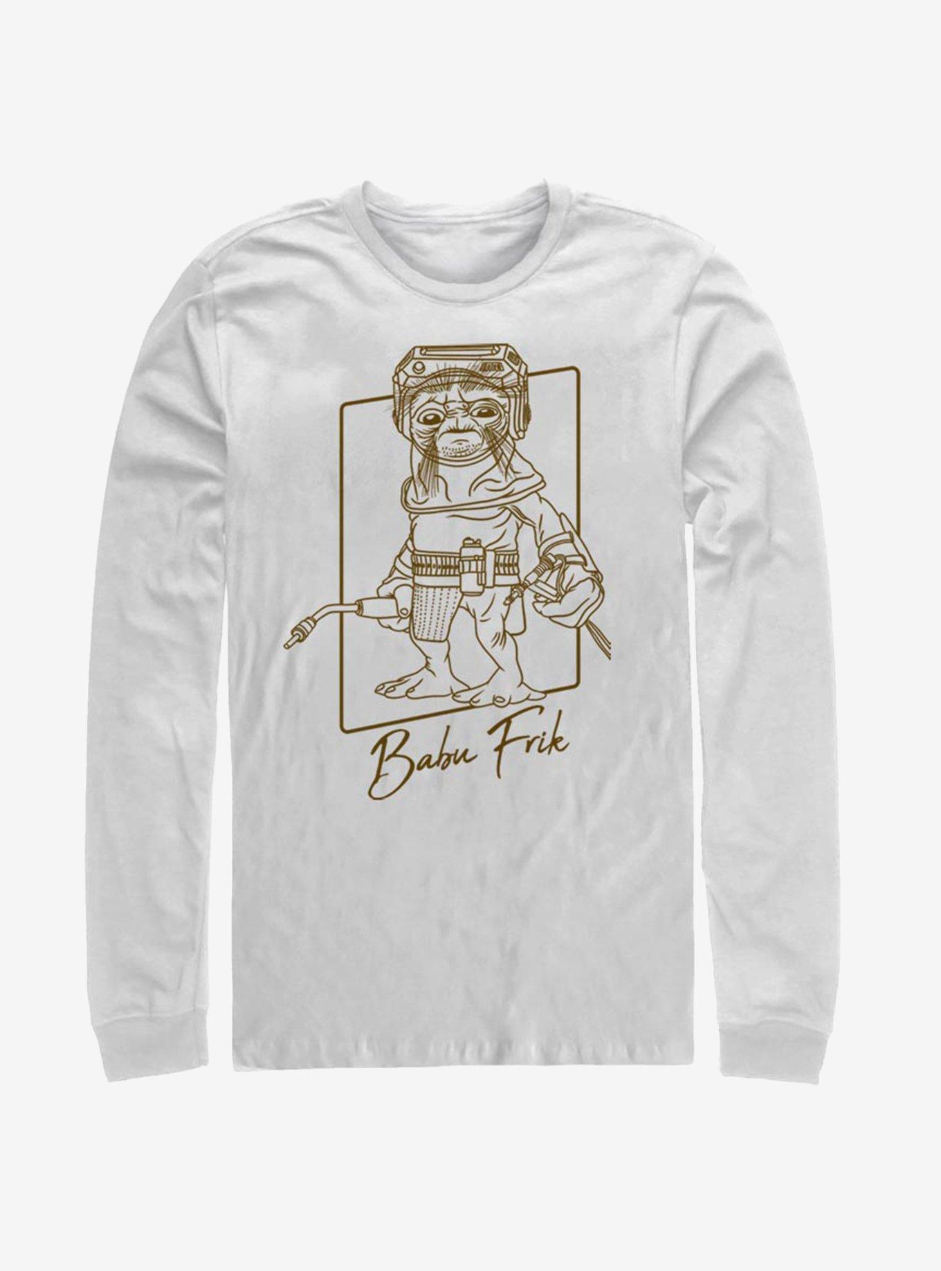 Star Wars Episode IX The Rise Of Skywalker Babu Outline Long-Sleeve T-Shirt, , hi-res