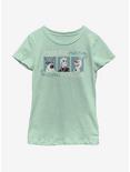 Disney Frozen 2 Courage Woodcut Youth Girls T-Shirt, MINT, hi-res