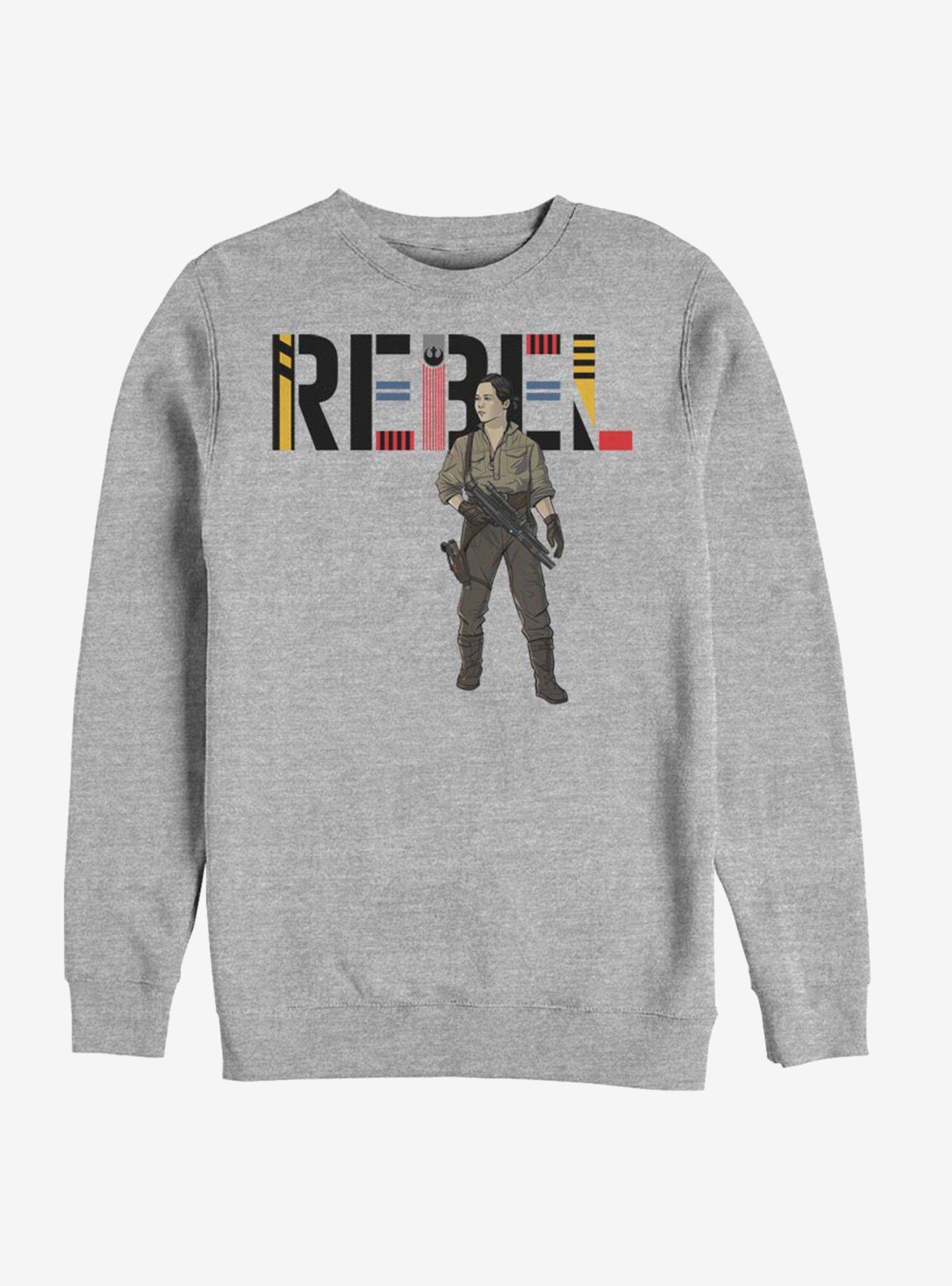 Star Wars Episode IX The Rise Of Skywalker Rebel Rose Sweatshirt, , hi-res