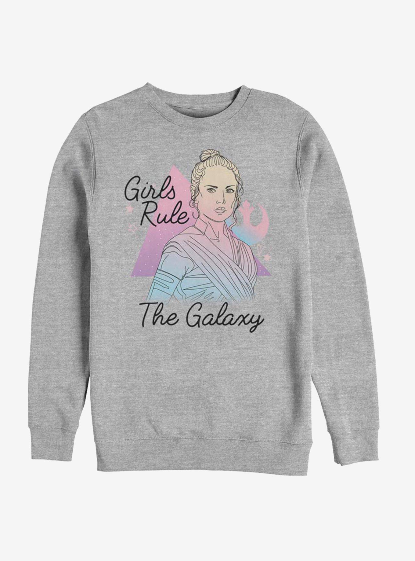 Star Wars Episode IX The Rise Of Skywalker Rey Pastel Sweatshirt, ATH HTR, hi-res
