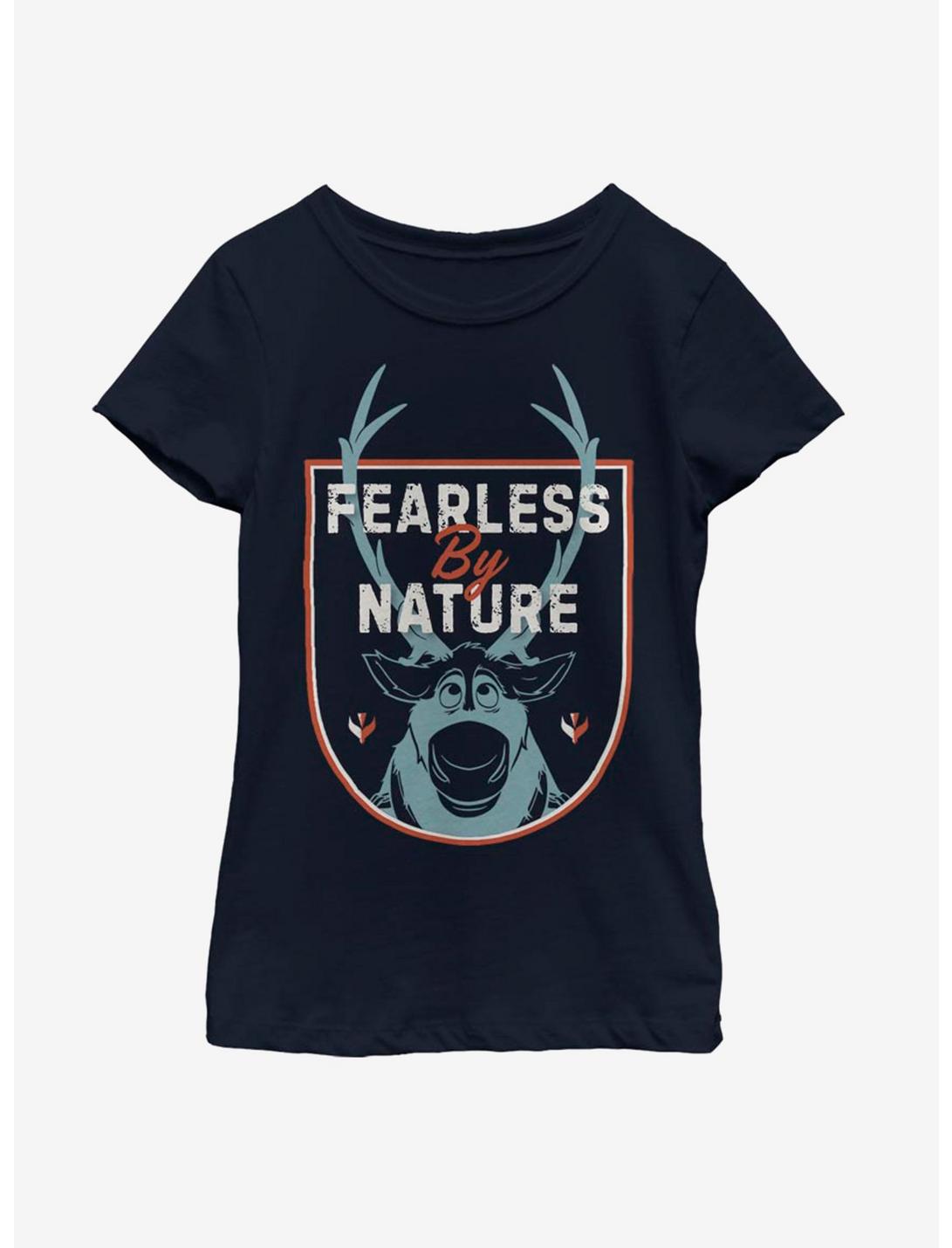 Disney Frozen 2 Fearless Nature Youth Girls T-Shirt, NAVY, hi-res