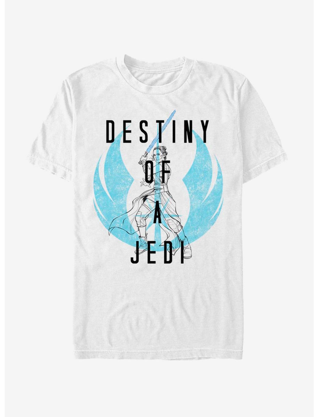 Star Wars Episode IX The Rise Of Skywalker Destiny Of A Jedi T-Shirt, WHITE, hi-res