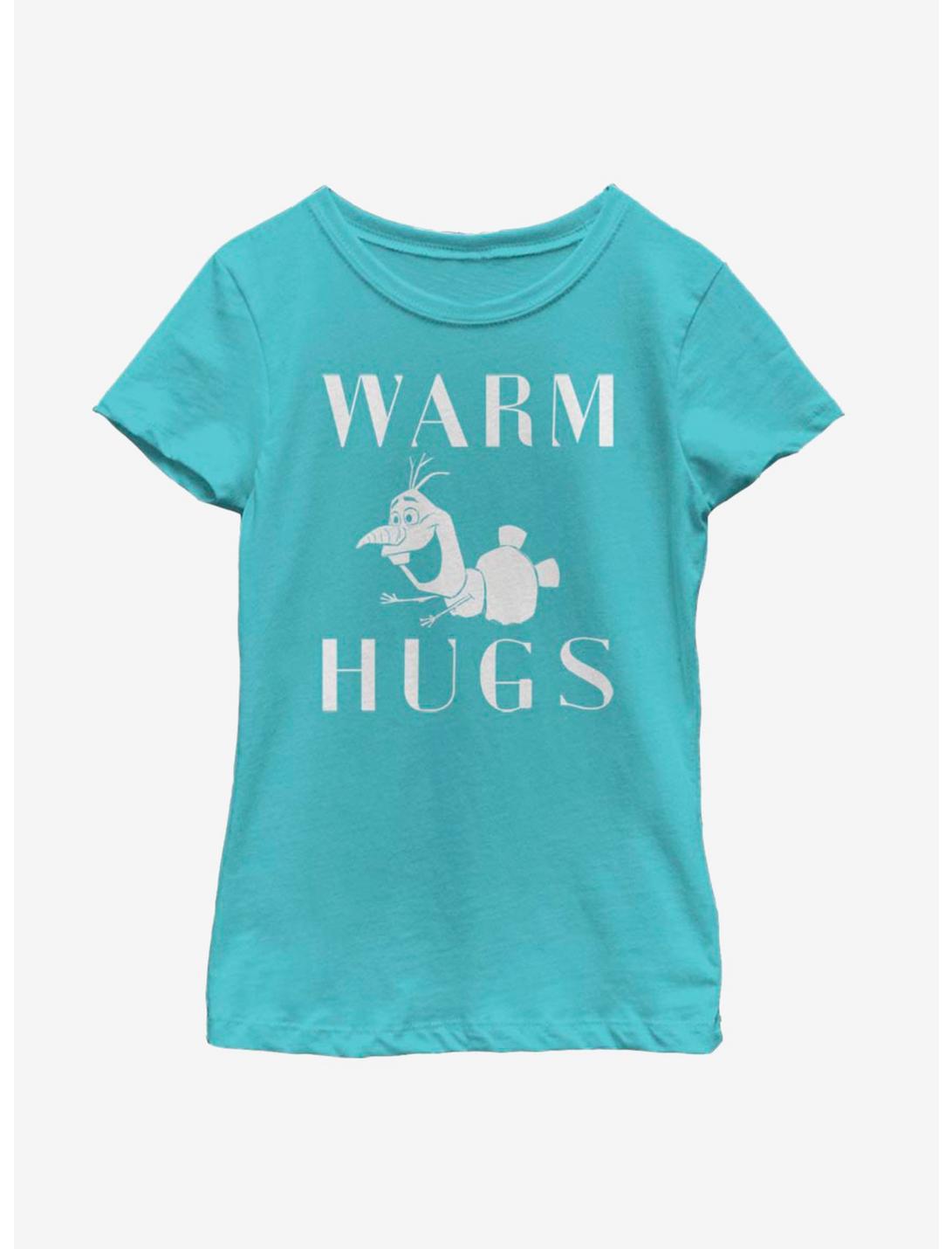 Disney Frozen 2 Warm Hugs Youth Girls T-Shirt, TAHI BLUE, hi-res