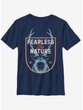 Disney Frozen 2 Fearless Nature Youth T-Shirt, NAVY, hi-res