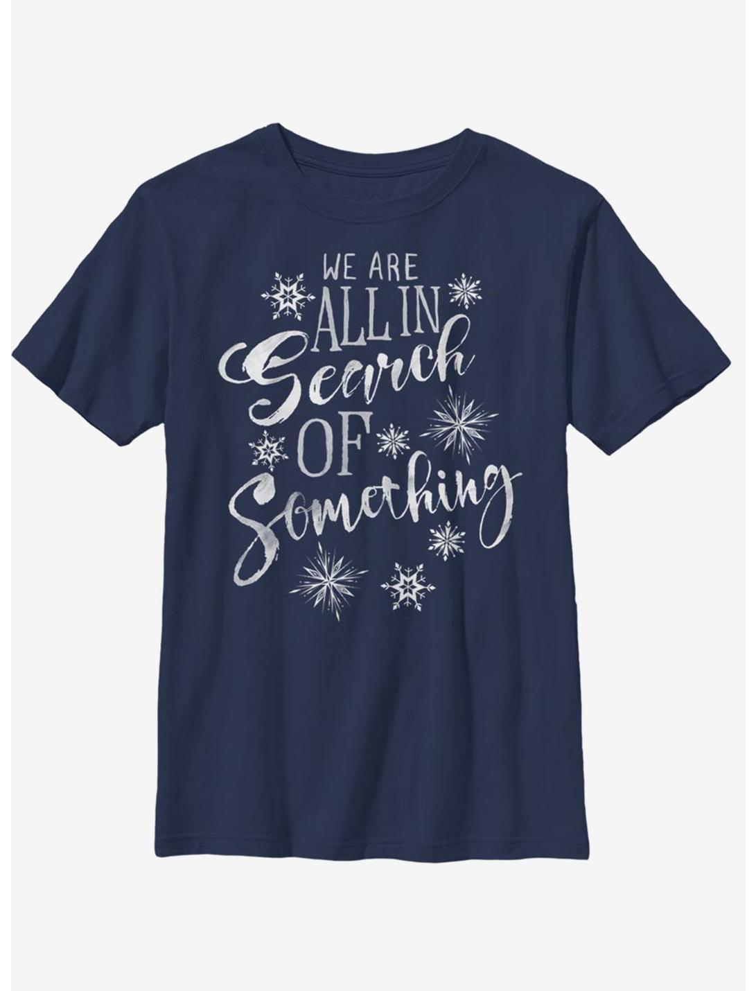 Disney Frozen 2 In Search Of Something Youth T-Shirt, NAVY, hi-res