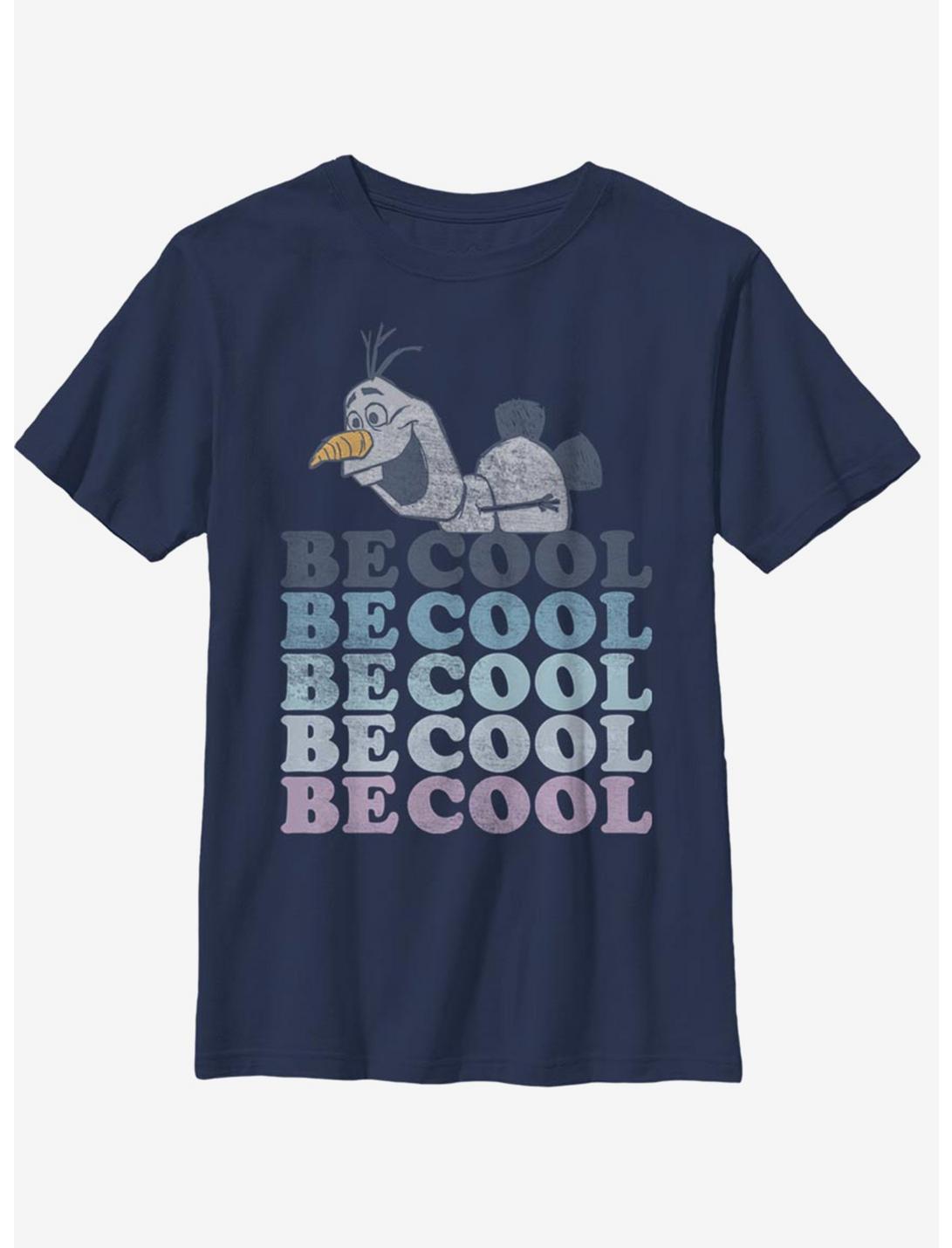 Disney Frozen 2 Olaf Be Cool Youth T-Shirt, NAVY, hi-res