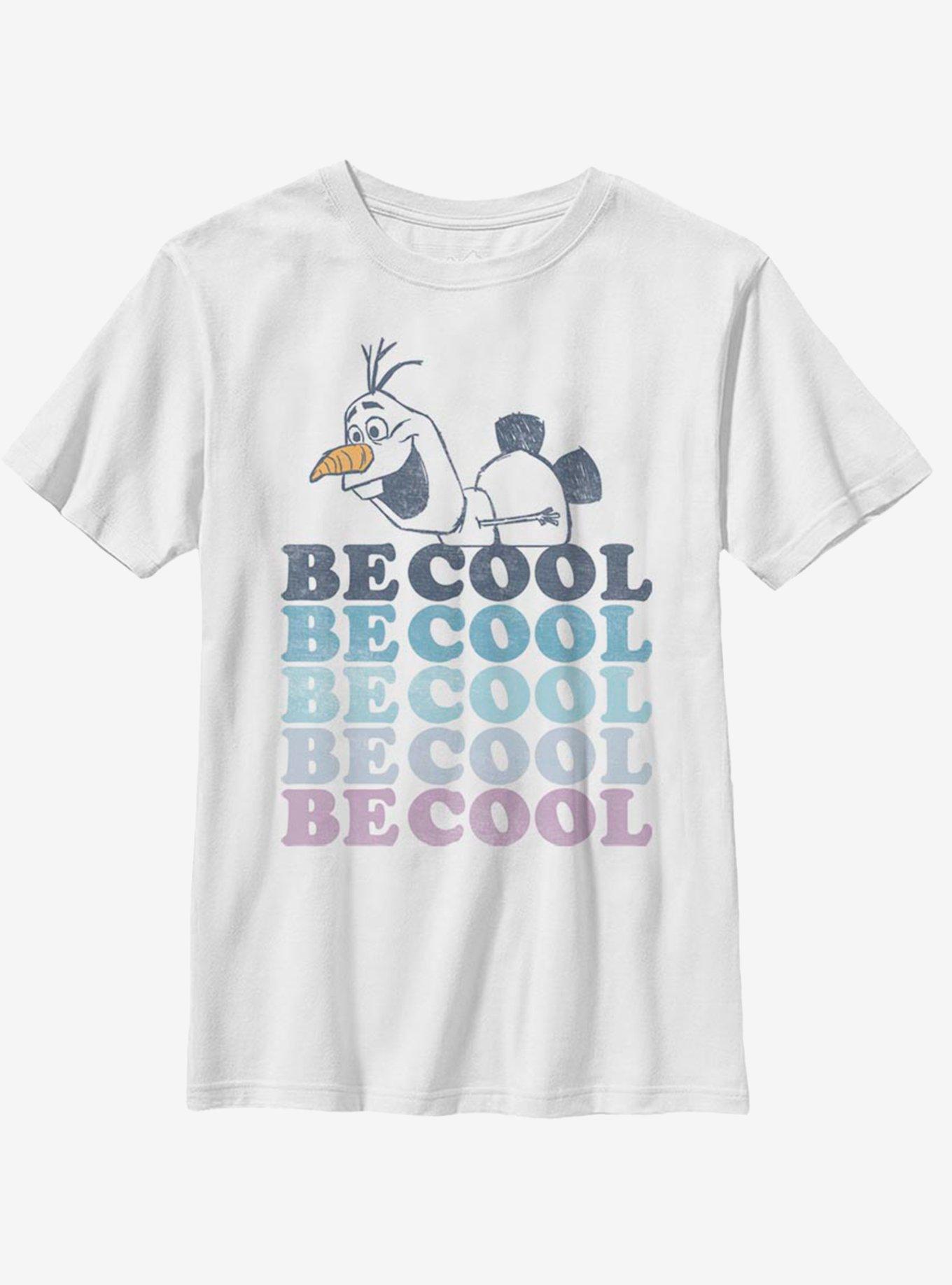 Disney Frozen 2 Olaf Be Cool Youth T-Shirt, WHITE, hi-res
