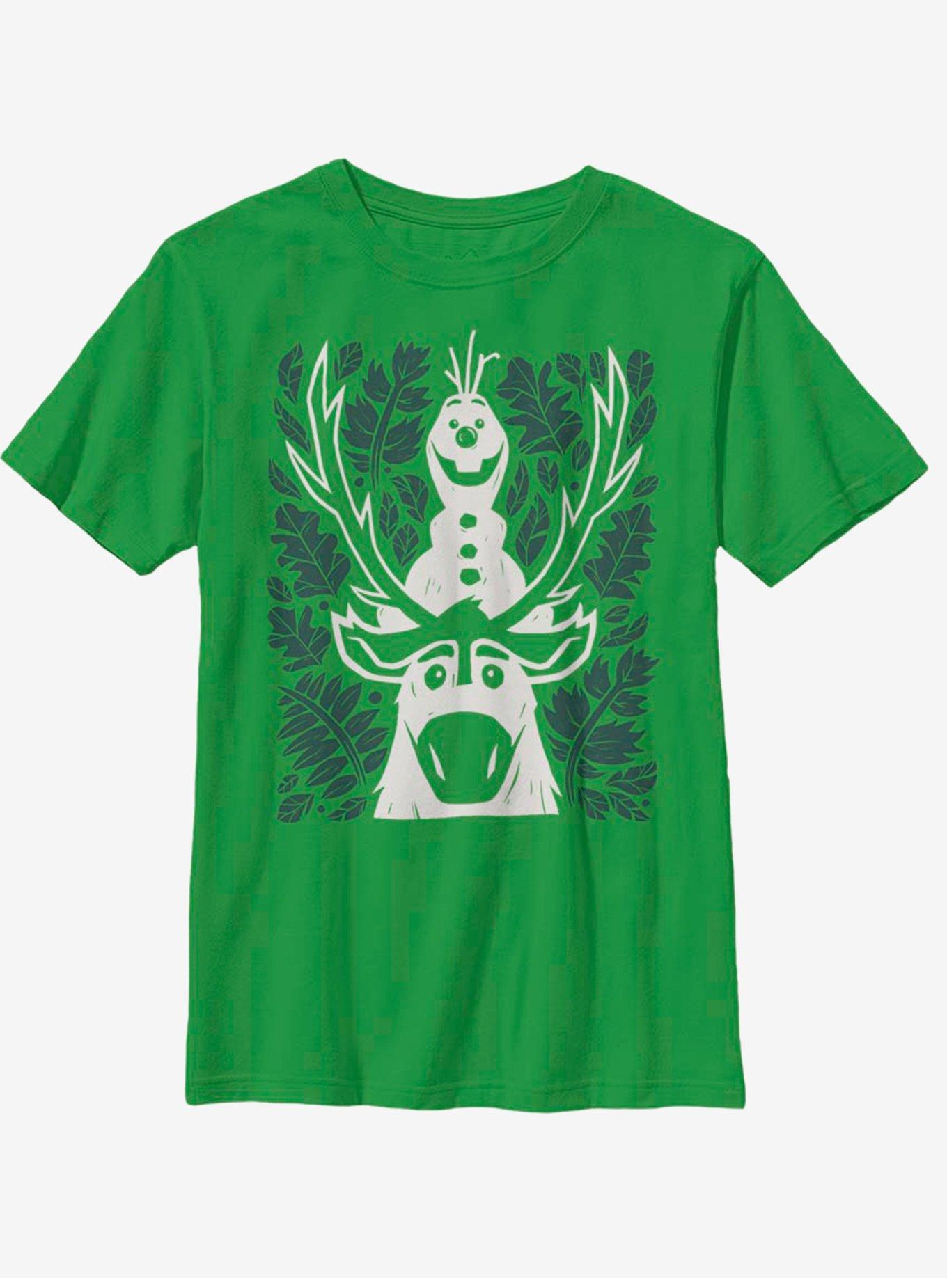 Disney Frozen 2 Olaf Sven Leaves Youth T-Shirt, , hi-res