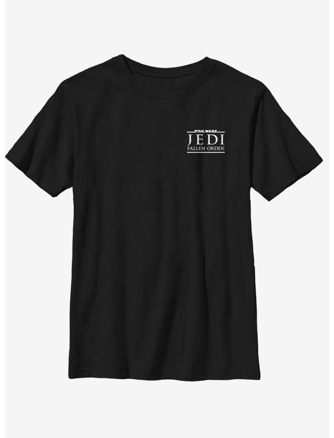 Star Wars Jedi Fallen Order Chest Logo Youth T-Shirt, BLACK, hi-res