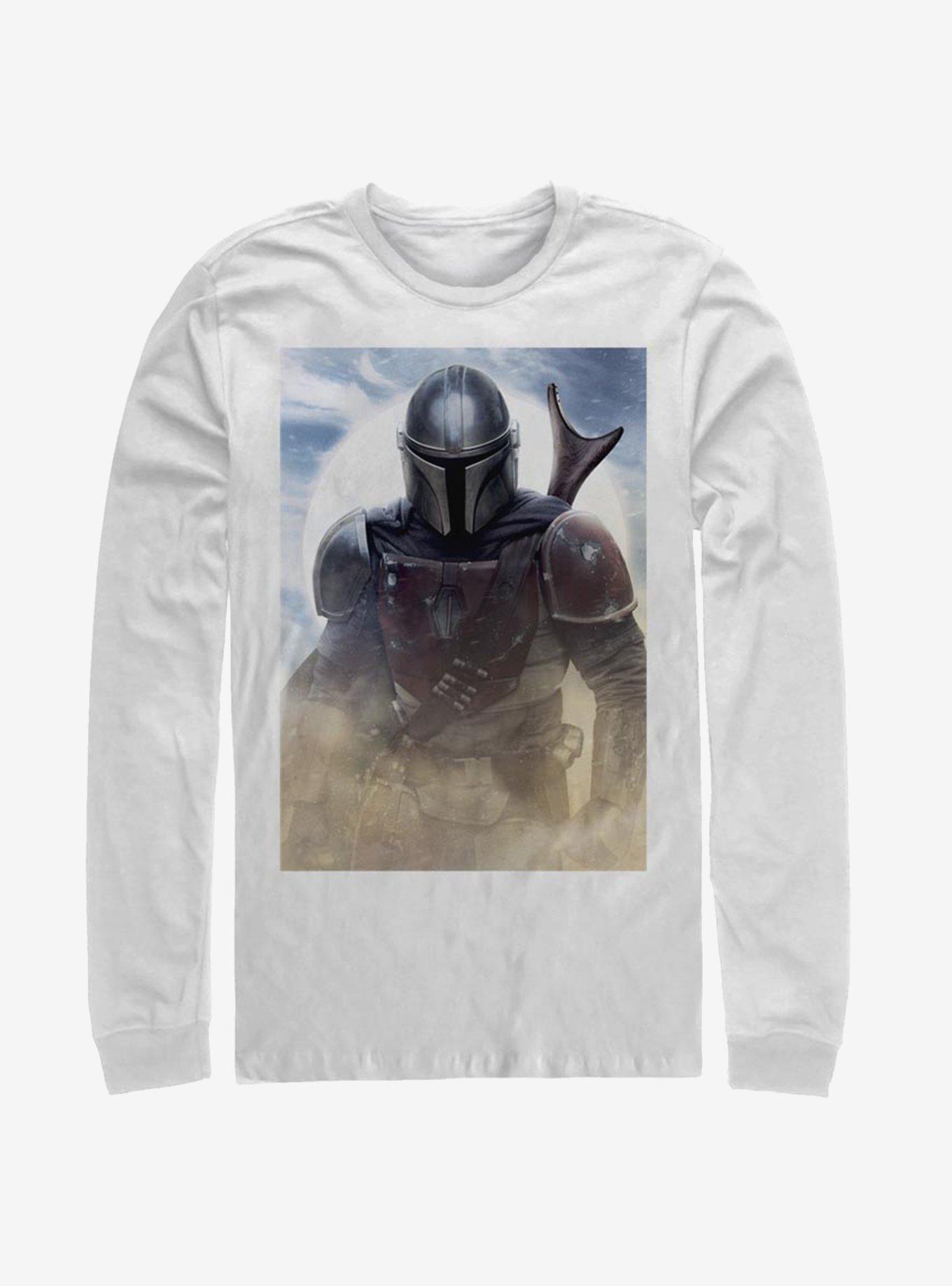 Star Wars The Mandalorian Warrior Poster Long-Sleeve T-Shirt, , hi-res