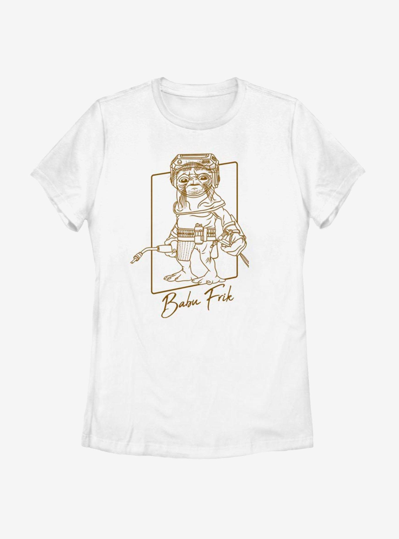 Star Wars Episode IX The Rise Of Skywalker Babu Outline Womens T-Shirt, , hi-res