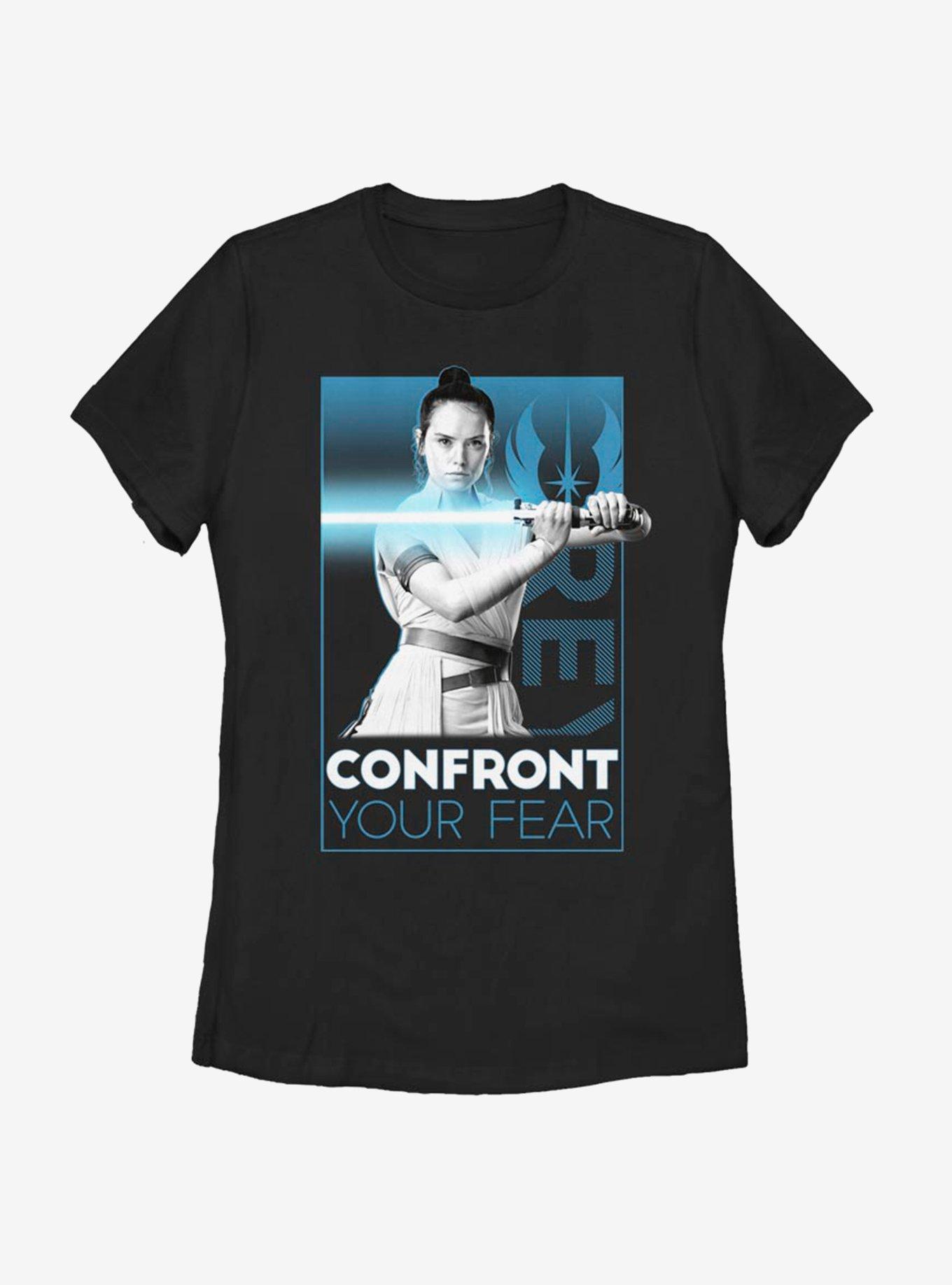 Star Wars Episode IX The Rise Of Skywalker Confront Fear Womens T-Shirt, , hi-res