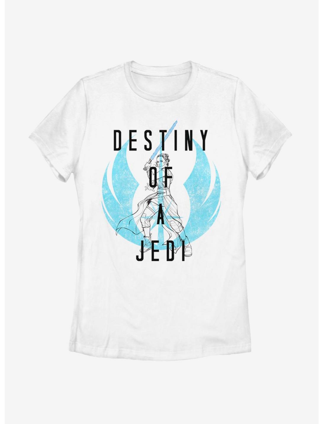 Star Wars Episode IX The Rise Of Skywalker Destiny Of A Jedi Womens T-Shirt, WHITE, hi-res