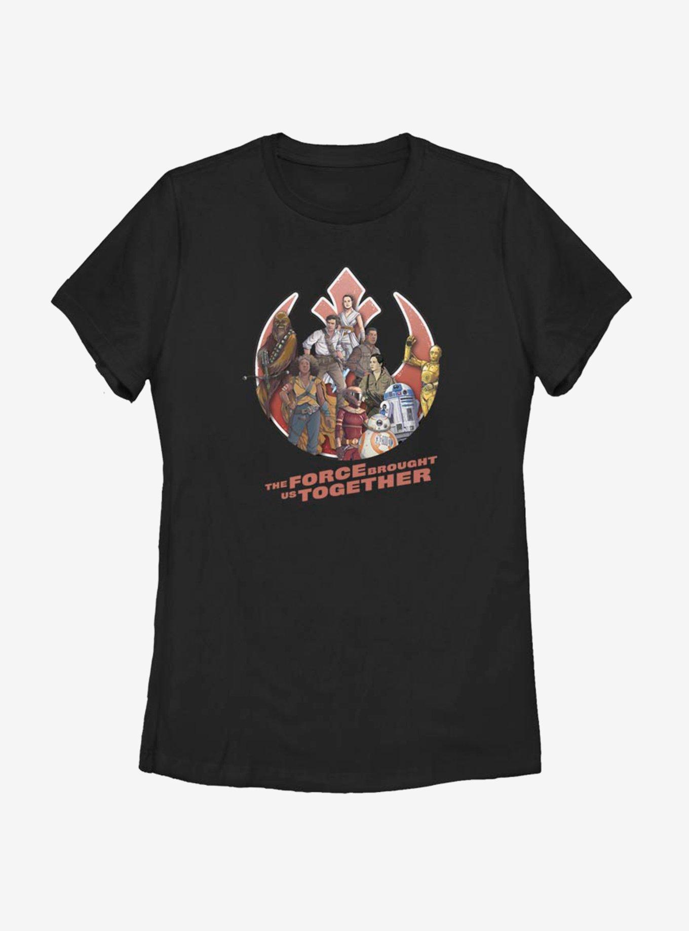 Star Wars Episode IX The Rise Of Skywalker Rebel Together Womens T-Shirt, , hi-res
